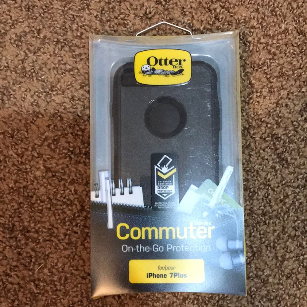 iPhone 7 Plus Black otterbox commuter case